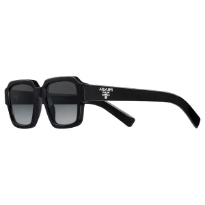 Hexagonal Sunglasses – Black Frame