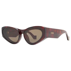 Front Lenses Cat-Eye Sunglasses Havana