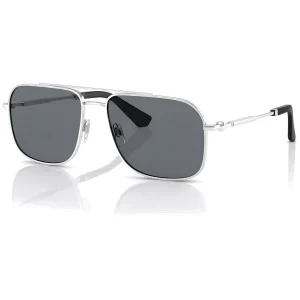 OBE 3158 Silver / Grey Square Sunglasses
