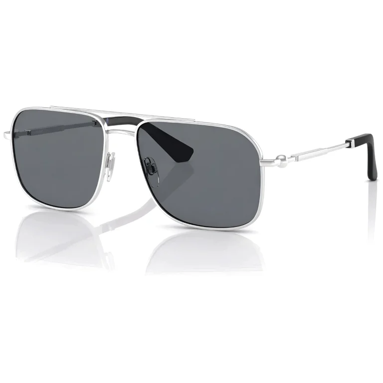 OBE 3158 Silver / Grey Square Sunglasses