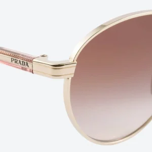 Pink Sunglasses with Iconic Metal Plaque