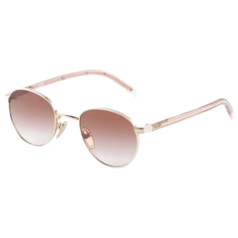 Pink Sunglasses with Iconic Metal Plaque