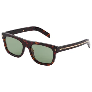 Sunglasses with the iconic metal plaque - Dark Brown