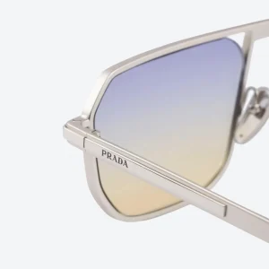 Sunglasses with Iconic Metal Plaque –  Iris Shaded Sun Lenses
