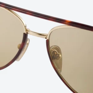 Sunglasses with the Iconic Metal Plaque – Camomile Lenses
