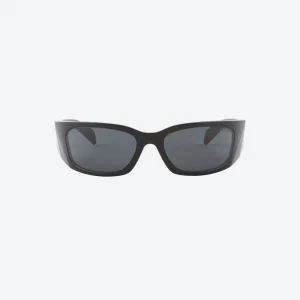 Symbole Sunglasses – Black Wraparound Frame