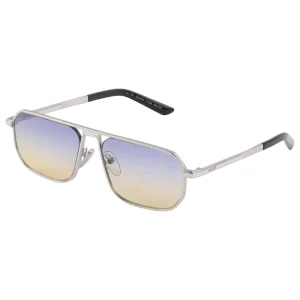 Sunglasses with Iconic Metal Plaque –  Iris Shaded Sun Lenses