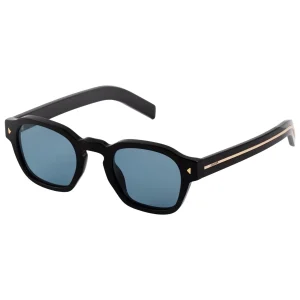 Sunglasses with the iconic metal plaque – Black