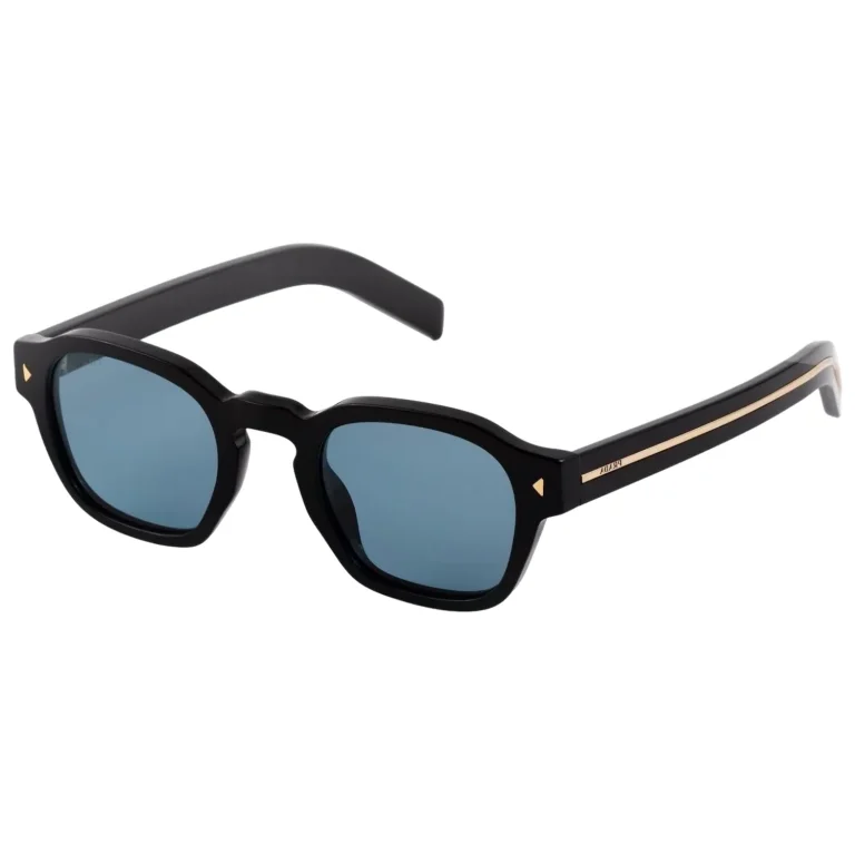 Sunglasses with the iconic metal plaque – Black