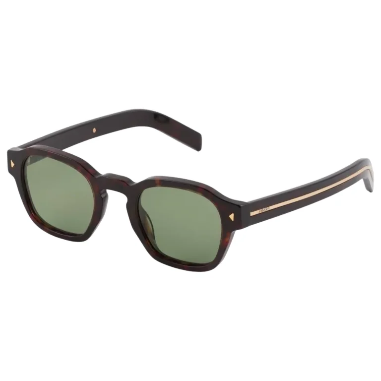 Sunglasses with the iconic metal plaque – Dark Brown