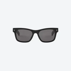 Premium Squared Sunglasses – Black Lenses