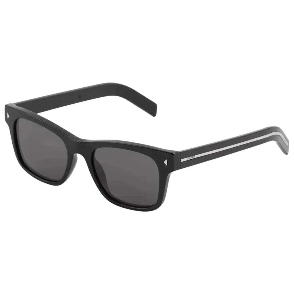 Premium Squared Sunglasses – Black Lenses