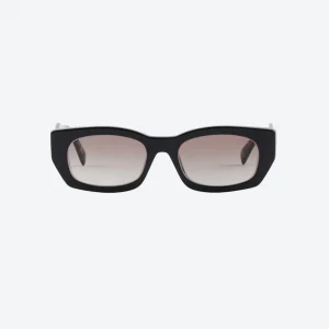 Sunglasses with logo – Black