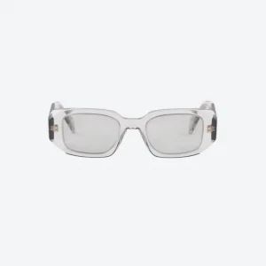 Transparent Symbole Sunglasses – Light Gray Lenses