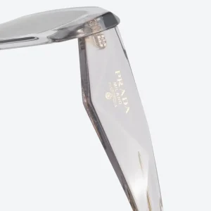 Transparent Symbole Sunglasses – Light Gray Lenses