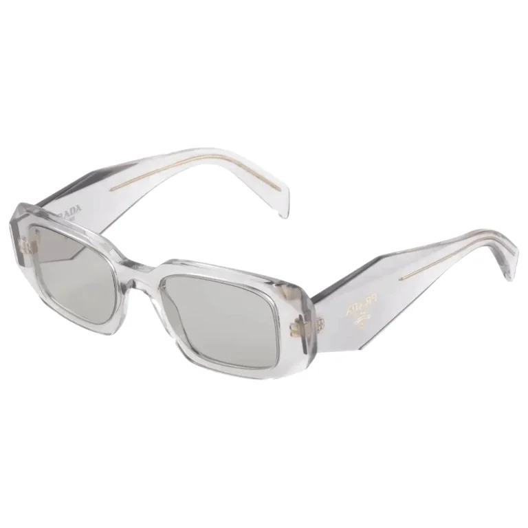 Transparent Symbole Sunglasses – Light Gray Lenses