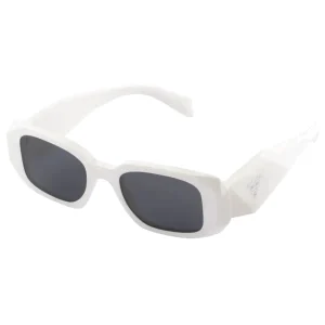 White Symbole Sunglasses – Slate Gray Lenses