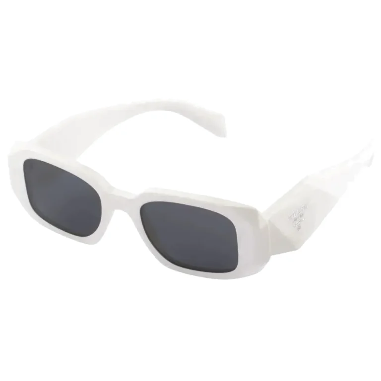White Symbole Sunglasses – Slate Gray Lenses