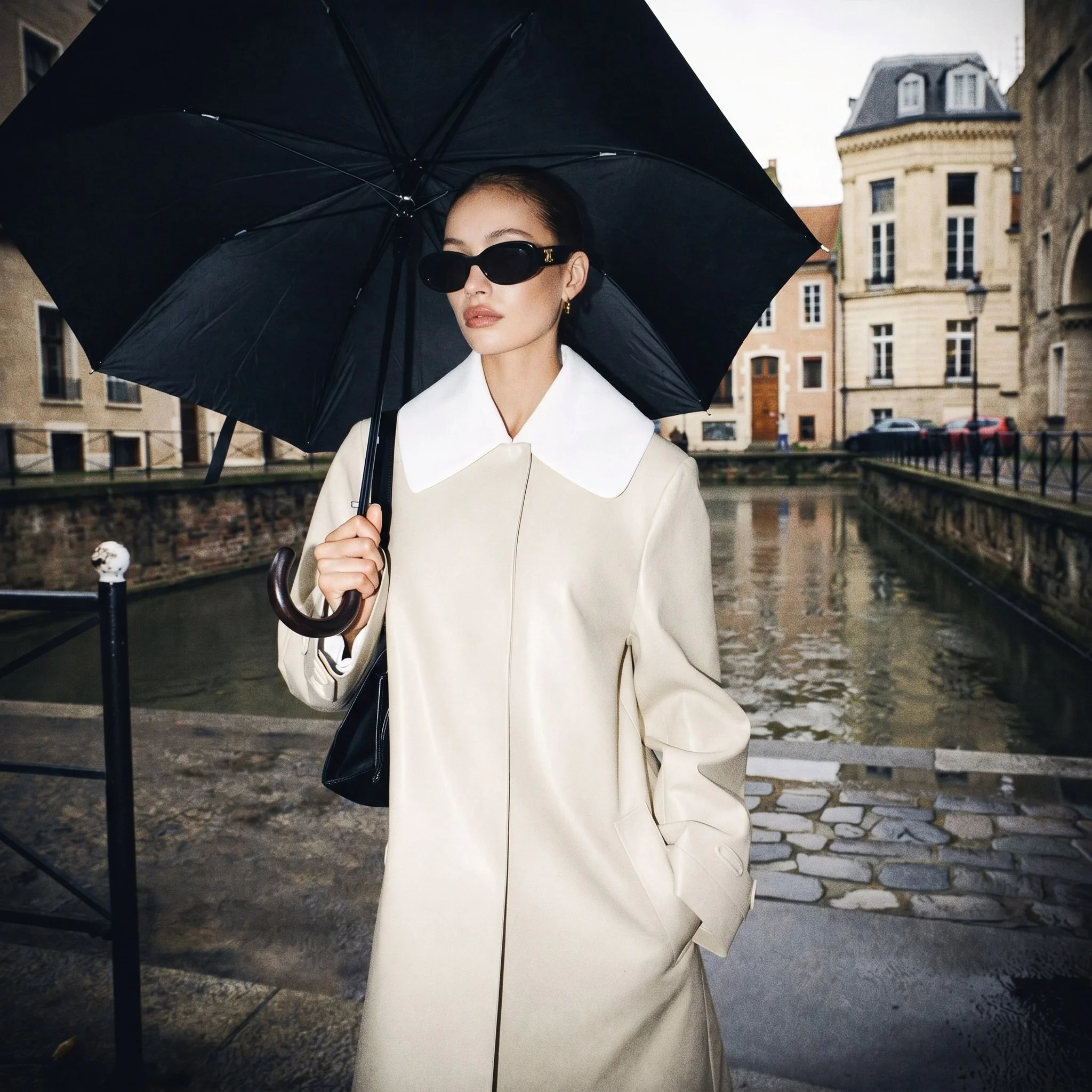 paris.oncanvas — Rainy days call for a statement pair. The Celine CL40312U