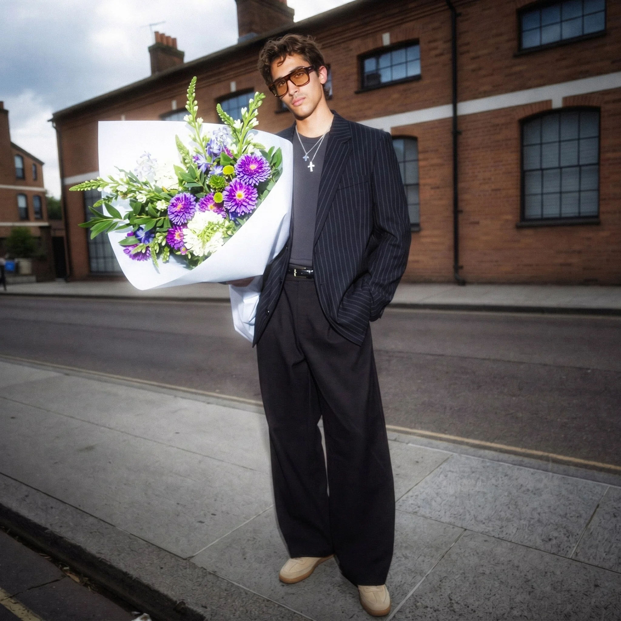 theo.wanders — Flowers in one hand, tortoiseshell Gucci GG1971SA in the other